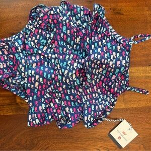 Vineyard Vines Summer Onesie with Whale Pattern